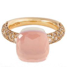 Load image into Gallery viewer, Pomellato Nudo Classic Ring Rose Quartz Diamond