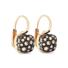 Load image into Gallery viewer, Pomellato Nudo Solitaire Earrings Brown Diamonds-image1