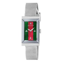 Load image into Gallery viewer, Gucci G-Frame Web-stripe Steel Bee Mother-Of-Pearl - Luce Jewelry
