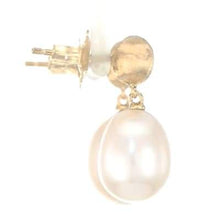 Load image into Gallery viewer, Marco Bicego Africa 18K Yellow Gold & 18MM Cultured Pearl Drop Earrings-image3
