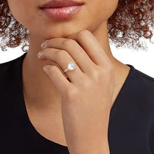 Load image into Gallery viewer, Marco Bicego Jaipur 18K Yellow Gold Mother of Pearl Stackable Ring - Luce Jewelry