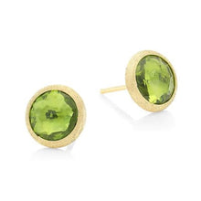 Load image into Gallery viewer, Marco Bicego Jaipur 18K Yellow Gold Peridot Stud Earrings - Luce Jewelry