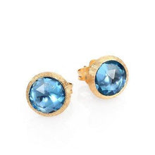 Load image into Gallery viewer, Marco Bicego Jaipur Blue Topaz Stud Earrings - Luce Jewelry