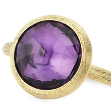 Load image into Gallery viewer, Marco Bicego Jaipur Color 18K Yellow Gold Amethyst Stackable Ring - Luce Jewelry