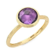Load image into Gallery viewer, Marco Bicego Jaipur Color 18K Yellow Gold Amethyst Stackable Ring - Luce Jewelry