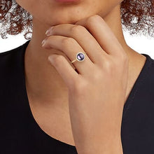 Load image into Gallery viewer, Marco Bicego Jaipur Color 18K Yellow Gold Amethyst Stackable Ring - Luce Jewelry