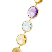 Load image into Gallery viewer, Marco Bicego Jaipur Color 18K Yellow Gold and Multicolored Gemstone Necklace - Luce Jewelry