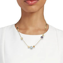 Load image into Gallery viewer, Marco Bicego Jaipur Color Mixed Gem Station Short Necklace - Luce Jewelry