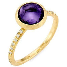 Load image into Gallery viewer, Marco Bicego Jaipur Color Stackable Ring Amethyst Diamond - Luce Jewelry