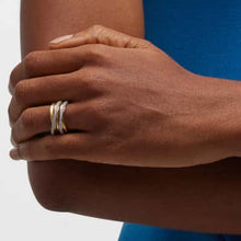 Load image into Gallery viewer, Marco Bicego Jaipur Gold 18K Yellow Gold 5-Strand Diamond Stackable Ring - Luce Jewelry