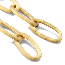 Load image into Gallery viewer, Marco Bicego Jaipur Gold 18K Yellow Gold Oval Link Necklace With Pavé Diamond Links - Luce Jewelry