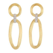 Load image into Gallery viewer, Marco Bicego Jaipur Link Mixed Link Two-Tone Gold Drop Earrings - Luce Jewelry