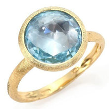 Load image into Gallery viewer, Marco Bicego Jaipur Stackable Ring Blue Topaz Medium - Luce Jewelry