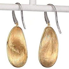 Load image into Gallery viewer, Marco Bicego Lunaria 18K Yellow Gold and Diamond Medium Drop Earrings - Luce Jewelry