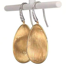Load image into Gallery viewer, Marco Bicego Lunaria 18K Yellow Gold and Diamond Medium Drop Earrings - Luce Jewelry