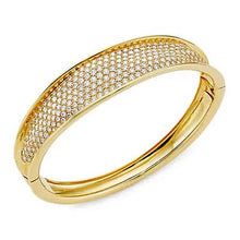 Load image into Gallery viewer, Marco Bicego Lunaria 18K Yellow Gold and Diamond Pavé Cuff - Luce Jewelry