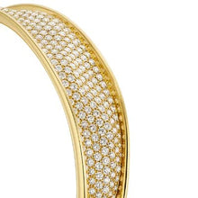 Load image into Gallery viewer, Marco Bicego Lunaria 18K Yellow Gold and Diamond Pavé Cuff - Luce Jewelry