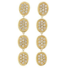 Load image into Gallery viewer, Marco Bicego Lunaria Pave Diamond Linear Drop Earrings - Luce Jewelry
