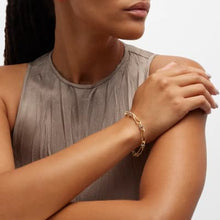 Load image into Gallery viewer, Marco Bicego Marrakech Onde 18K Yellow Gold Twisted Coil Link Bracelet With Diamonds - Luce Jewelry
