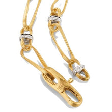 Load image into Gallery viewer, Marco Bicego Marrakech Onde 18K Yellow Gold Twisted Coil Link Bracelet With Diamonds - Luce Jewelry