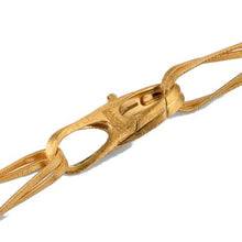 Load image into Gallery viewer, Marco Bicego Marrakech Onde 18K Yellow Gold Twisted Double Coil Link Necklace With Diamonds - Luce Jewelry
