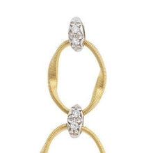 Load image into Gallery viewer, Marco Bicego Marrakech Onde Flat Link Triple Drop Earrings Diamond - Luce Jewelry