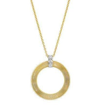 Load image into Gallery viewer, Marco Bicego Masai Coil Circle Pendant Necklace Diamond - Luce Jewelry