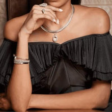 Load image into Gallery viewer, Marco Bicego Masai Diamond Three Strand Necklace White Gold - Luce Jewelry