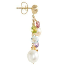 Load image into Gallery viewer, Marco Bicego Paradise Mixed Gem & Pearl Short Drop Earrings - Luce Jewelry