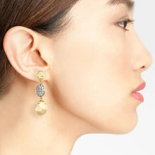 Load image into Gallery viewer, Marco Bicego Siviglia 18K Yellow Gold and Diamond Triple Drop Earrings - Luce Jewelry