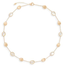 Load image into Gallery viewer, Marco Bicego Siviglia 18K Yellow Gold and Mother of Pearl Short Necklace - Luce Jewelry
