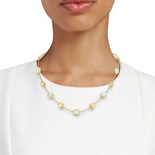 Load image into Gallery viewer, Marco Bicego Siviglia 18K Yellow Gold and Mother of Pearl Short Necklace - Luce Jewelry