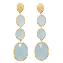 Load image into Gallery viewer, Marco Bicego Siviglia 18K Yellow Gold Aquamarine Four Drop Earrings - Luce Jewelry