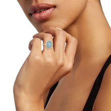 Load image into Gallery viewer, Marco Bicego Siviglia Aquamarine Ring Diamond Accent - Luce Jewelry