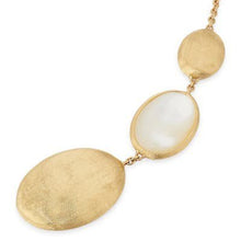 Load image into Gallery viewer, Marco Bicego Siviglia Lariat Necklace Mother-Of-Pearl Diamond Clasp - Luce Jewelry