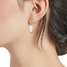 Load image into Gallery viewer, Marco Bicego Siviglia Mother-Of-Pearl Hook Earrings Diamond Accent - Luce Jewelry