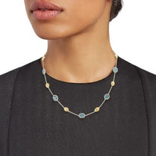 Load image into Gallery viewer, Marco Bicego Siviglia Station Short Necklace Aquamarine - Luce Jewelry