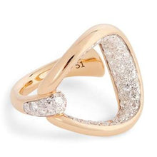 Load image into Gallery viewer, Pomellato Fantina Ring Rose Gold Diamonds - Luce Jewelry