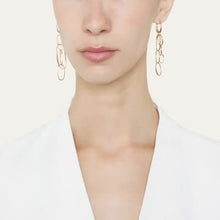Load image into Gallery viewer, Pomellato Gold Earrings Asymmetric Smooth Links - Luce Jewelry