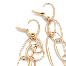 Load image into Gallery viewer, Pomellato Gold Earrings Asymmetric Smooth Links - Luce Jewelry