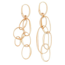 Load image into Gallery viewer, Pomellato Gold Earrings Asymmetric Smooth Links - Luce Jewelry