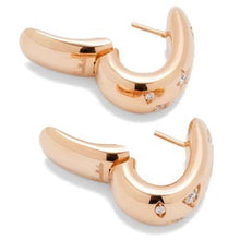 Load image into Gallery viewer, Pomellato Iconica Bold Hoop Earrings Diamond - Luce Jewelry