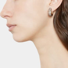 Load image into Gallery viewer, Pomellato Iconica Bold Hoop Earrings Pave Brown Diamond - Luce Jewelry