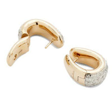 Load image into Gallery viewer, Pomellato Iconica Bold Hoop Earrings Pave Diamond - Luce Jewelry