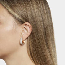 Load image into Gallery viewer, Pomellato Iconica Bold Hoop Earrings Pave Diamond - Luce Jewelry