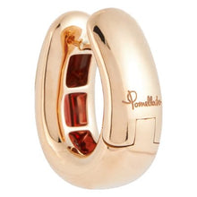 Load image into Gallery viewer, Pomellato Iconica Bold Hoop Earrings Pyrope Garnets - Luce Jewelry