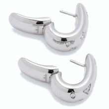 Load image into Gallery viewer, Pomellato Iconica Bold Hoop Earrings White Gold Diamond - Luce Jewelry