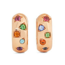 Load image into Gallery viewer, Pomellato Iconica Color Bold Hoop Earrings Rose Gold - Luce Jewelry