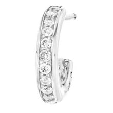 Load image into Gallery viewer, Pomellato Together Hoop Earrings White Gold Diamond - Luce Jewelry