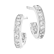 Load image into Gallery viewer, Pomellato Together Hoop Earrings White Gold Diamond - Luce Jewelry